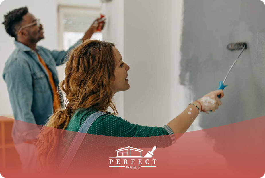 how to paint textured walls