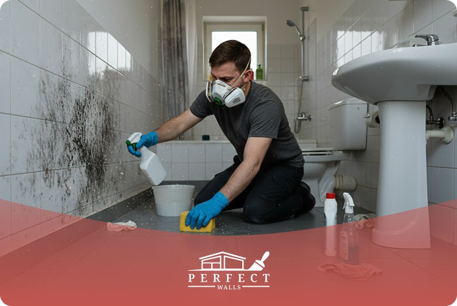 why mold grows on bathroom ceilings